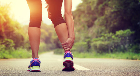 Achy legs at The London Marathon