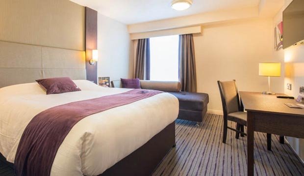 Bedroom at Premier Inn Cambridge City East
