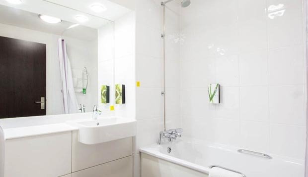 Bathroom at Premier Inn Cambridge City East