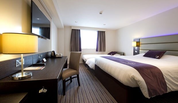 Bedroom at Premier Inn Catterick Garrison
