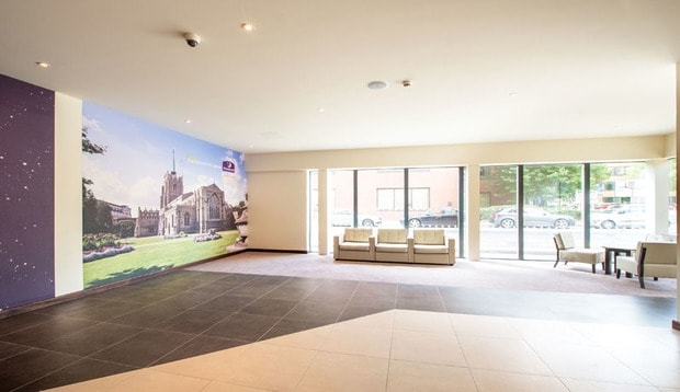 Reception at Premier Inn Chelmsford City Centre