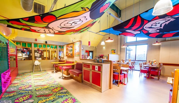 Kids play area inside Brewers Fayre Chesterfield