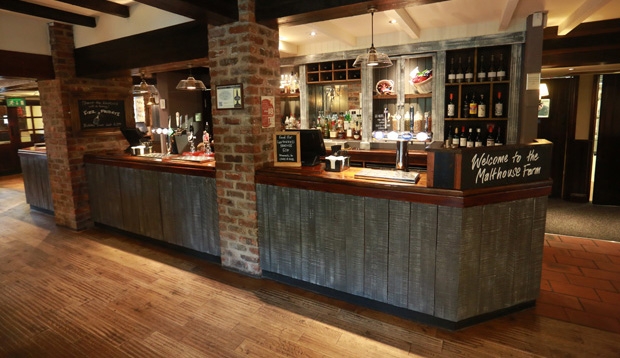 Bar area Premier Inn Hotel Chorley North