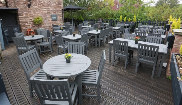Restaurant area at Premier Inn Hotel Chorley North