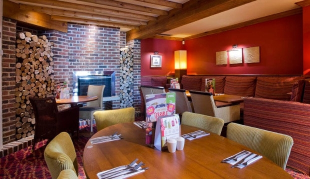 Restaurant at Premier Inn Hotel Christchurch West - Table Table