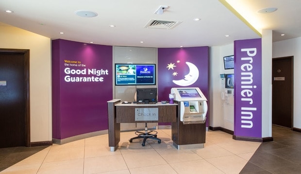 Reception at Premier Inn Clacton-On-Sea (Seafront)