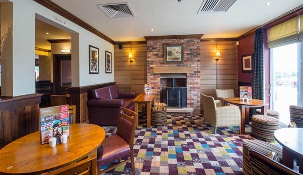 Restaurant area at Premier Inn Cleethorpes
