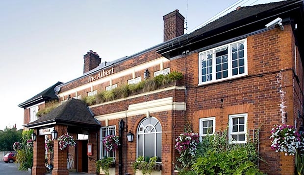 Exterior of bar and restaurant at Premier Inn Hotel Colchester Cowdray Avenue (A133)