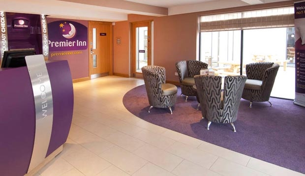 Reception at Premier Inn Dartford
