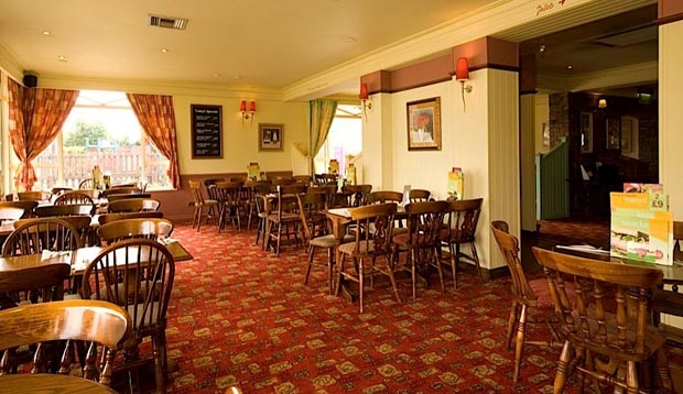 Restaurant area at Premier Inn Doncaster Central East