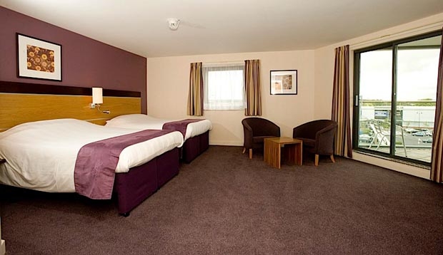 Family room bedroom at Premier Inn Dumfries