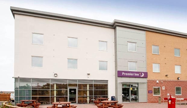 Exterior of Premier Inn Dudley Town Centre