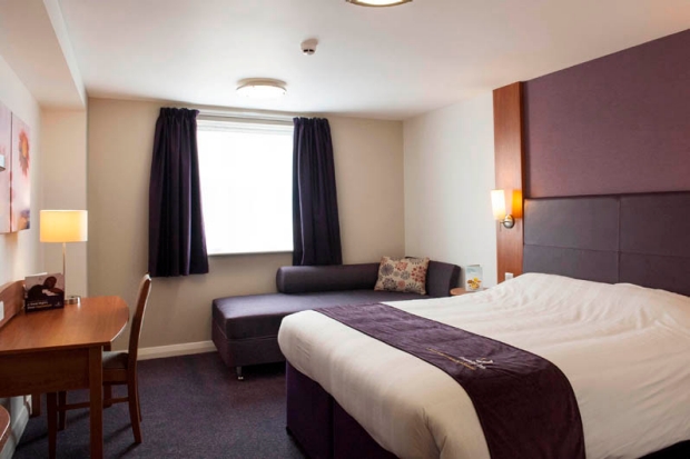 Bedroom at Premier Inn Dudley Town Centre