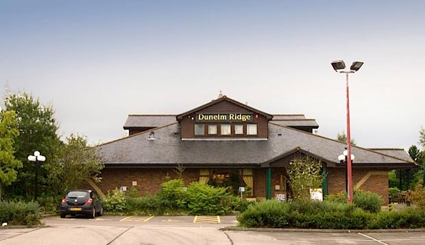 Exterior of Premier Inn Durham North showing car park