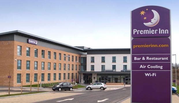 How do you book rooms at Premier Inn Hotels?