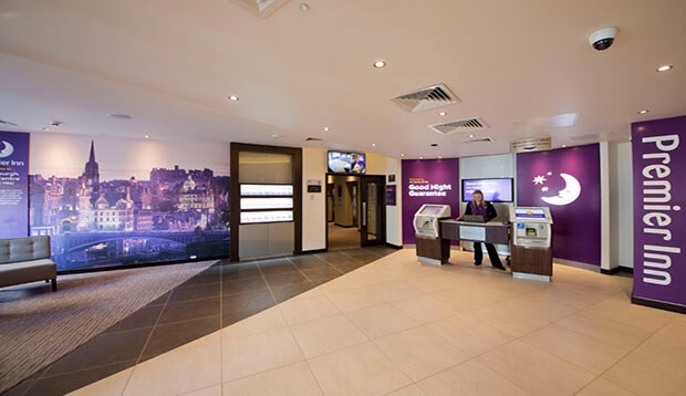 Reception at Premier Inn Edinburgh City Centre Royal Mile