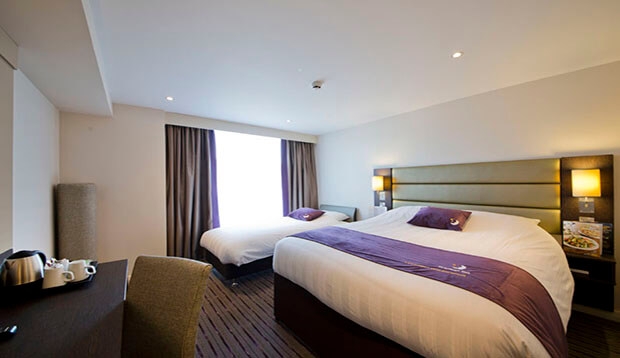 Family room at Premier Inn Edinburgh City Centre Royal Mile