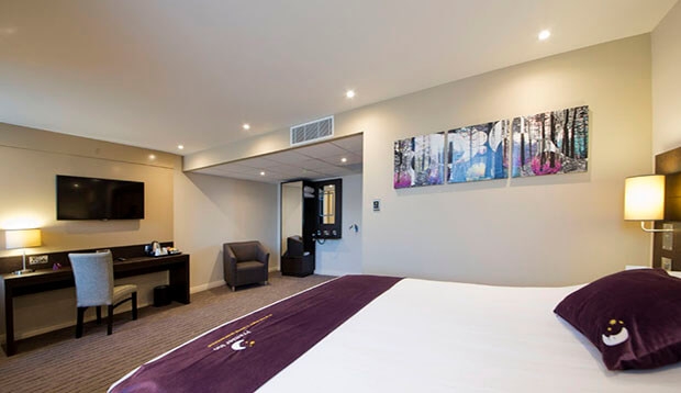 Double room at Premier Inn Edinburgh City Centre Royal Mile