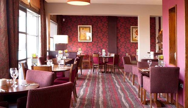 Restaurant area at Premier Inn Edinburgh Park (The Gyle)