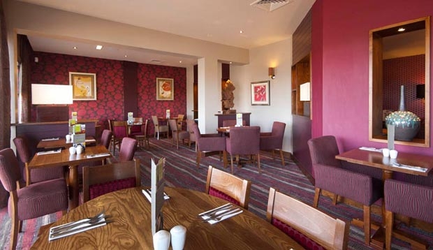 Restaurant area at Premier Inn Edinburgh Park (The Gyle)