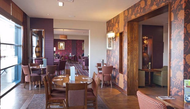Restaurant area at Premier Inn Edinburgh Park (The Gyle)