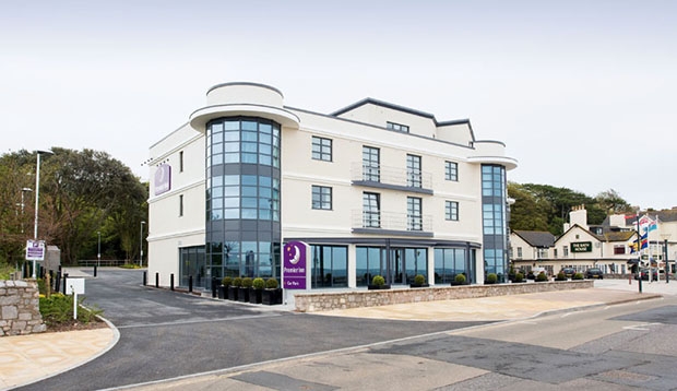 Exterior of Premier Inn Exmouth Seafront