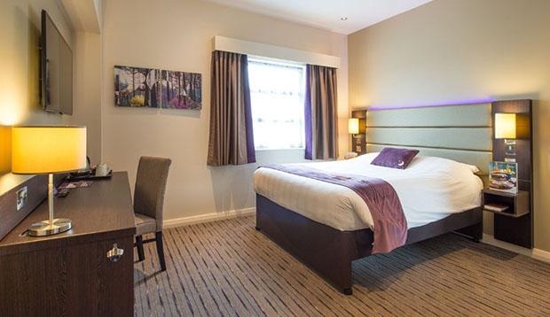 Double room at Premier Inn Exmouth Seafront