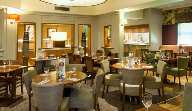 Restaurant area at Premier Inn London Gatwick Airport (A23 Airport Way)