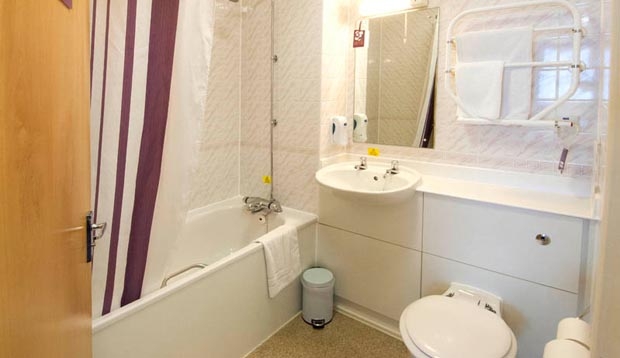 Bathroom area at Premier Inn London Gatwick Airport (A23 Airport Way)