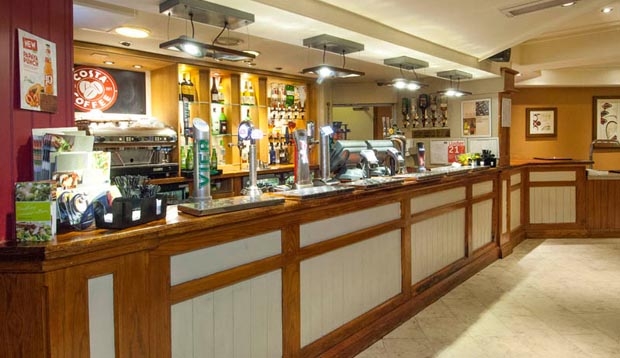 Bar area at Premier Inn London Gatwick Airport (A23 Airport Way)