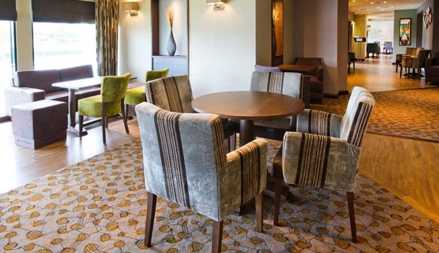 Restaurant area at Premier Inn Glasgow Pacific Quay (SECC)