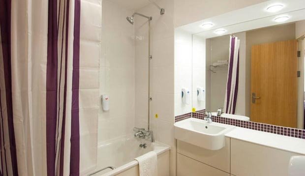Bathroom at Premier Inn Halifax Town Centre