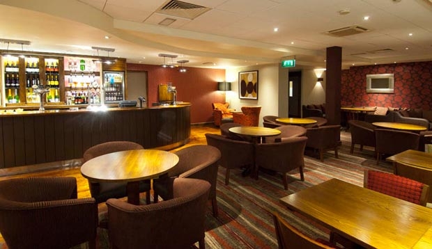 Bar area at Premier Inn London Heathrow Airport (Bath Road)