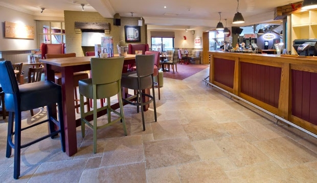 Bar area at Premier Inn Hinckley