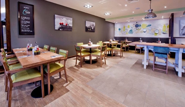 Restaurant at Premier Inn Brixton hotel