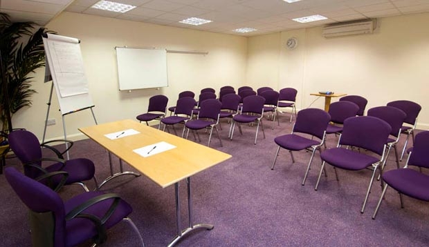 Meeting room at Premier Inn London Euston hotel