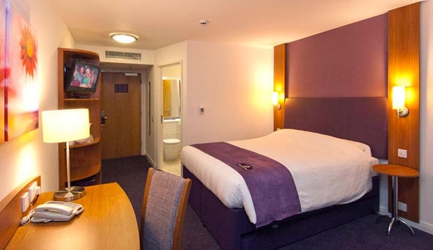 Double room at Premier Inn London Greenwich