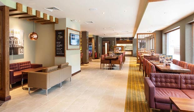 Thyme restaurant inside Premier Inn London Hackney