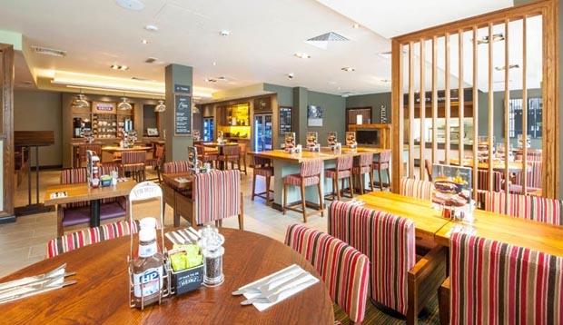 Restaurant at Premier Inn London Hackney hotel