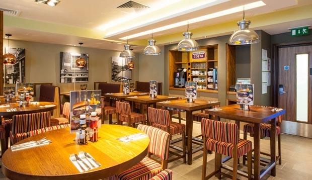 Thyme restaurant inside Premier Inn London Hackney