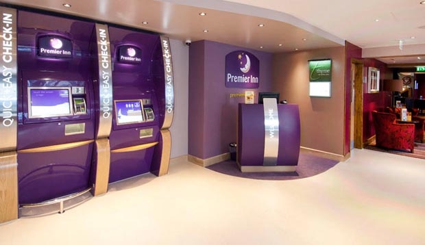 Reception at Premier Inn London Angel Islington hotel
