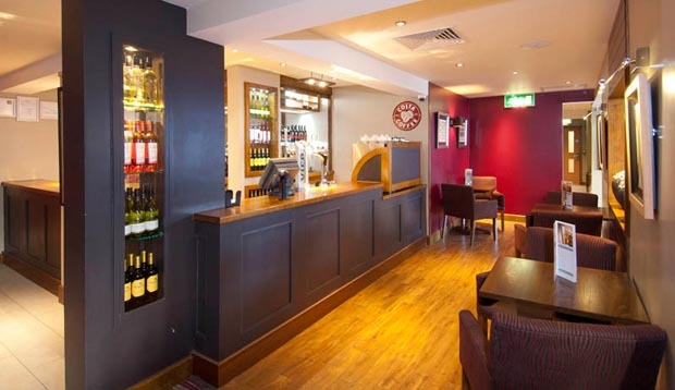 Bar area at Premier Inn London Angel Islington hotel