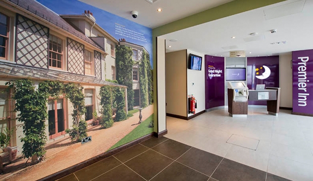 Reception at Premier Inn London Orpington hotel