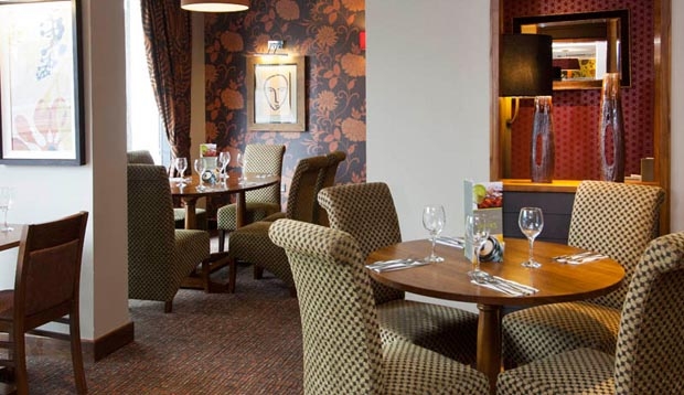 Restaurant area at Premier Inn London Richmond