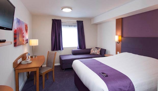 Double room at Premier Inn London Richmond