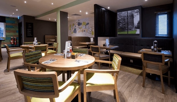 Thyme restaurant inside Premier Inn London Tottenham Hale hotel