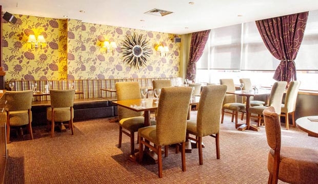 Restaurant area at Premier Inn London Tower Bridge hotel