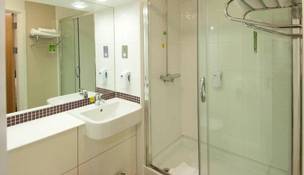 Bathroom at Premier Inn London Waterloo (Westminster Bridge) hotel