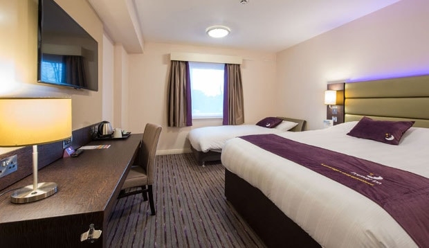 Family room at Premier Inn Maidenhead Town Centre hotel