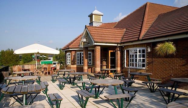 Restaurant area at Premier Inn Colchester 